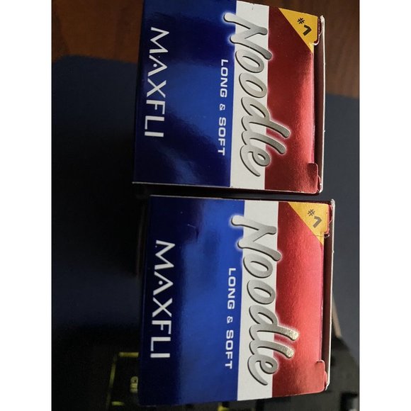 2 Sleeves of 3 MAXFLI NOODLE Long & Soft GOLF BALLS (NEW) - Picture 3 of 3